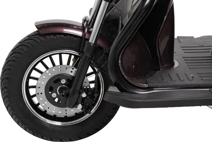 Триколісний Електроскутер Corso Protex MAX (1200W, 72V, 28Ah) Синій - фото 7