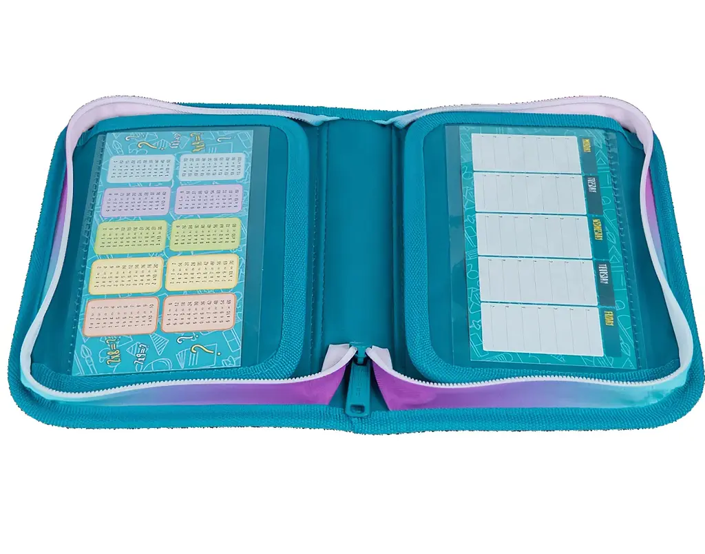 Пенал на блискавці пустий CoolPack Seafish з органайзером для ручок 20x14x3 см (F076963) - фото 2