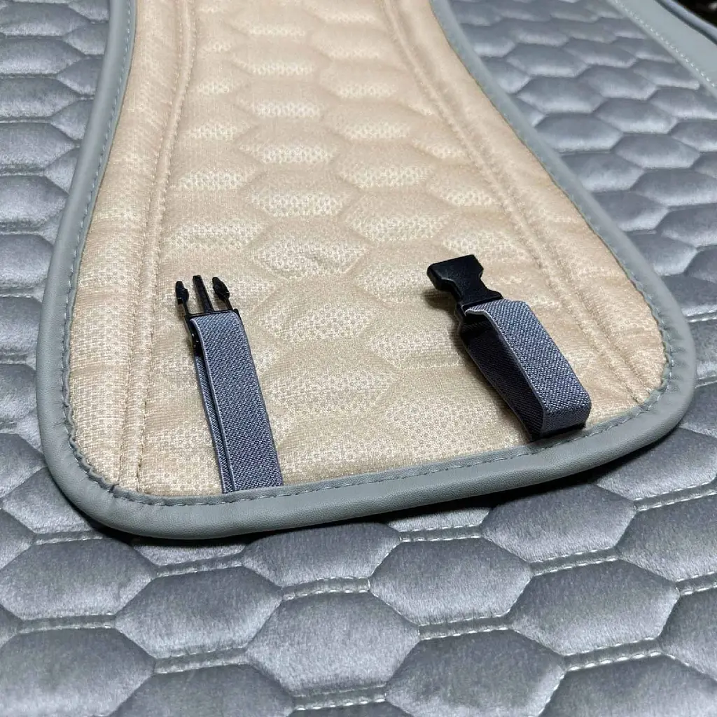 Накидки до передніх сидінь Алькантара Palermo Premium Світло-Сірі 2 шт - фото 4