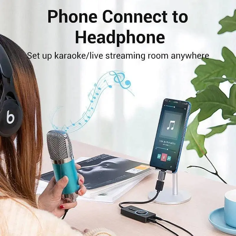Звукова карта Vention Audio USB 3х3.5mm jack 0.15m Volume Control (CDRBB) [143126] - фото 7