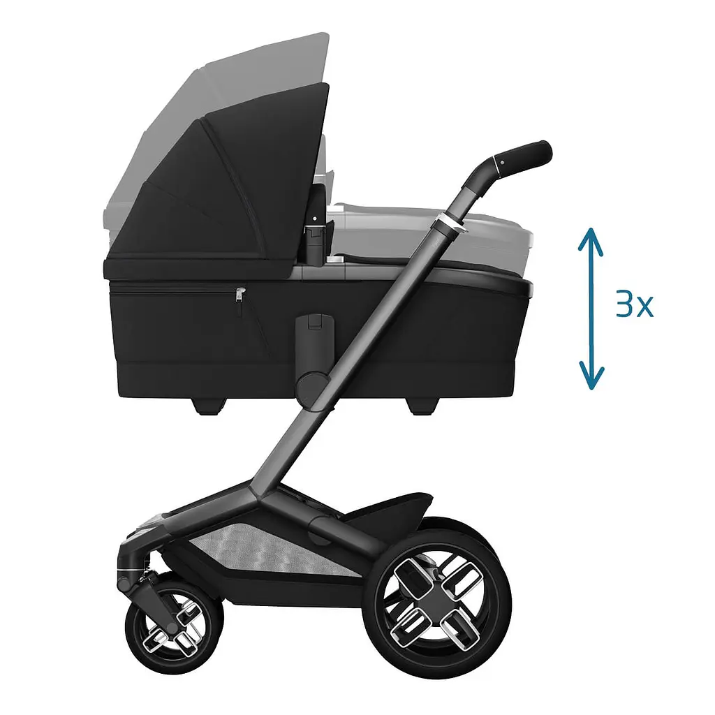Люлька до коляски Maxi-Cosi Fame Twillic Black (1523390110) - фото 5