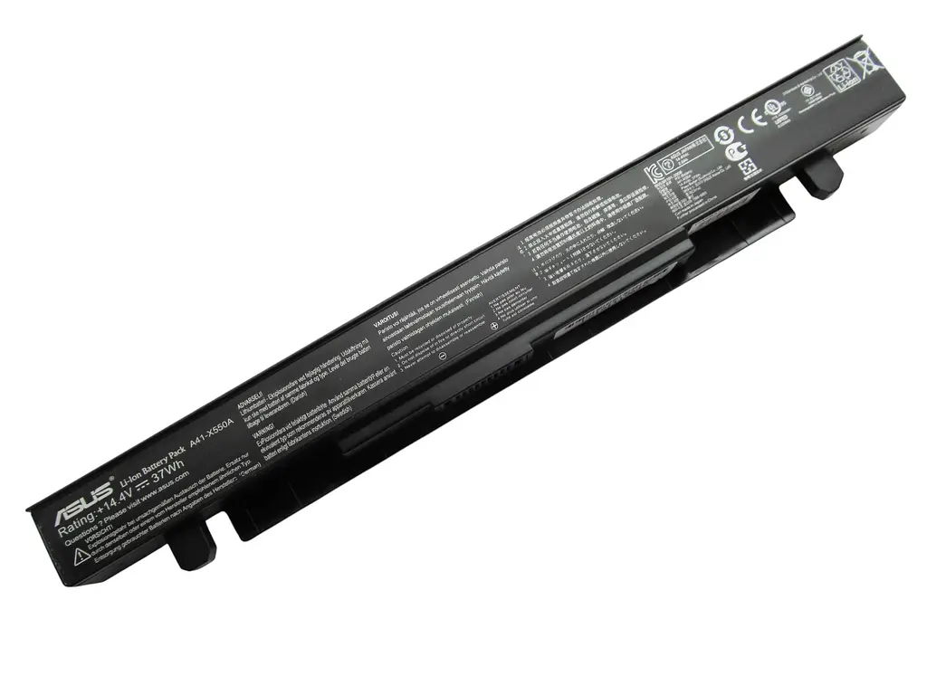 Акумулятор для ноутбука Asus X450 A41-X550A, 2600 mAh (37Wh), 4cell, 14.4V, Li-ion, чорний - фото 4