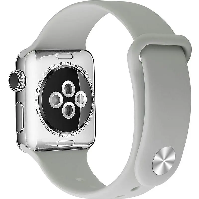 Ремешок Uwatch Silicone Strap for Apple Watch 42/44 mm Stone - фото 2