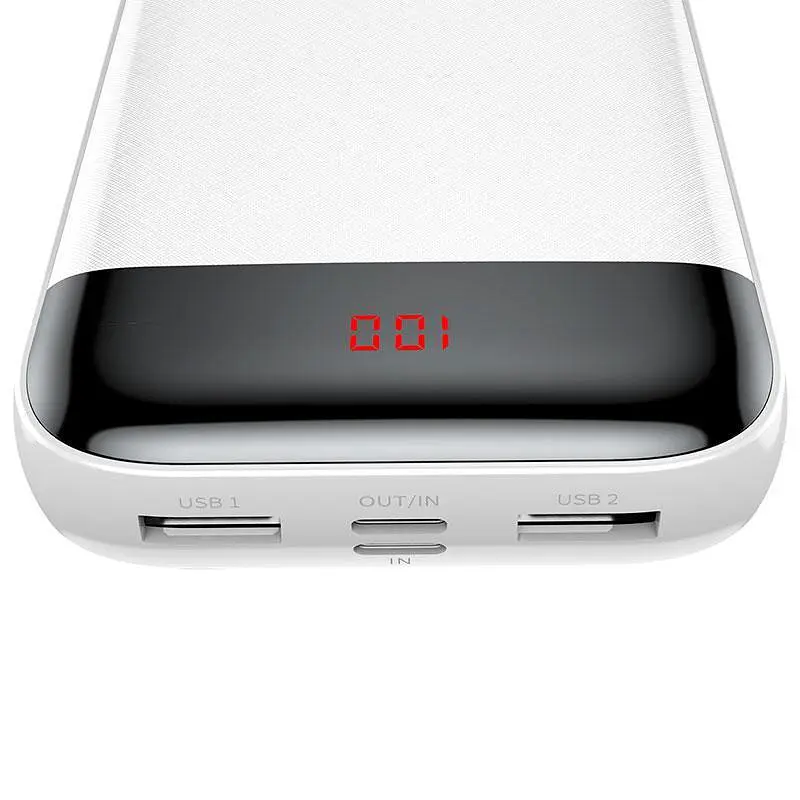 Портативна батарея Powerbank Baseus Xiaomini Cu 20000 mAh PPALL-CKU02 White - фото 3