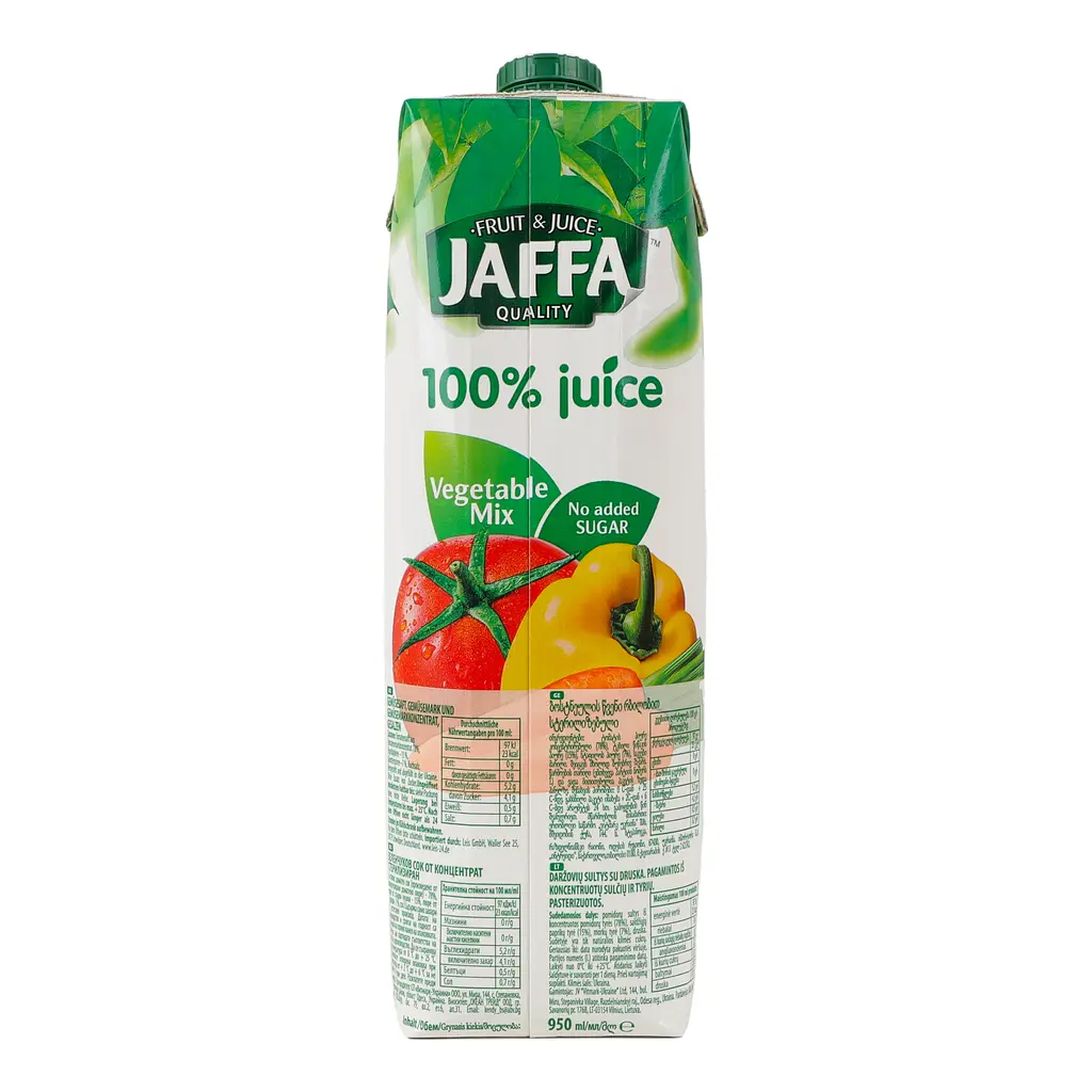 Сок Jaffa Овощной микс с мякотью 950 мл - фото 3