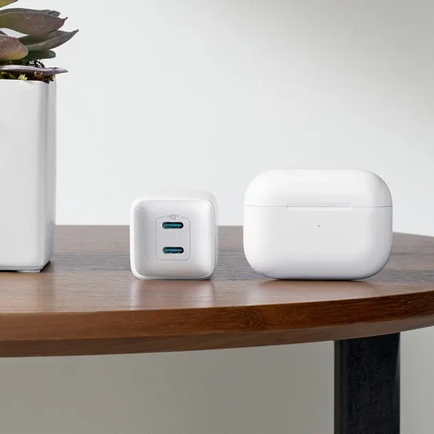 Зарядное устройство блока питания Anker PowerPort 521 Nano Pro Power IQ 2 выхода Type-C белый (A2038G21) - фото 3