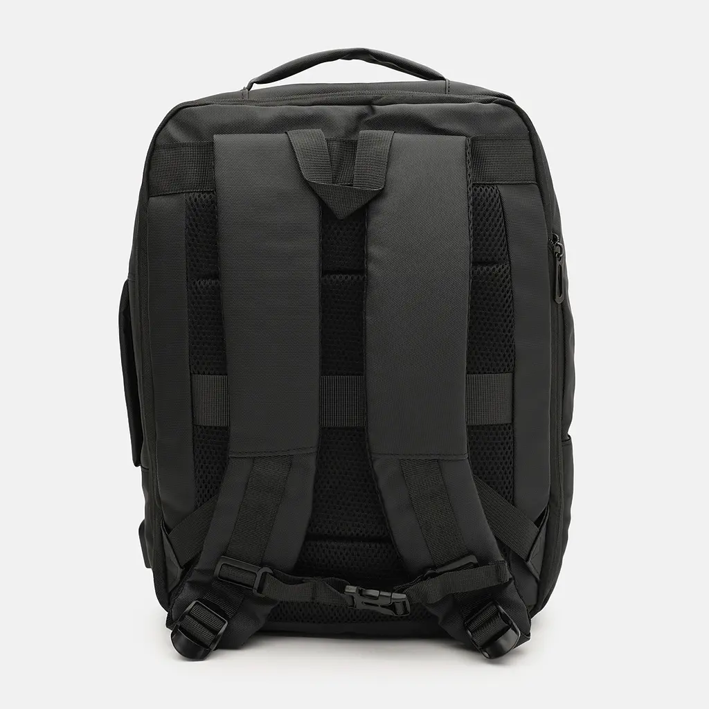 Чоловічий текстильний рюкзак Confident ATN01-2508A чорний - фото 4