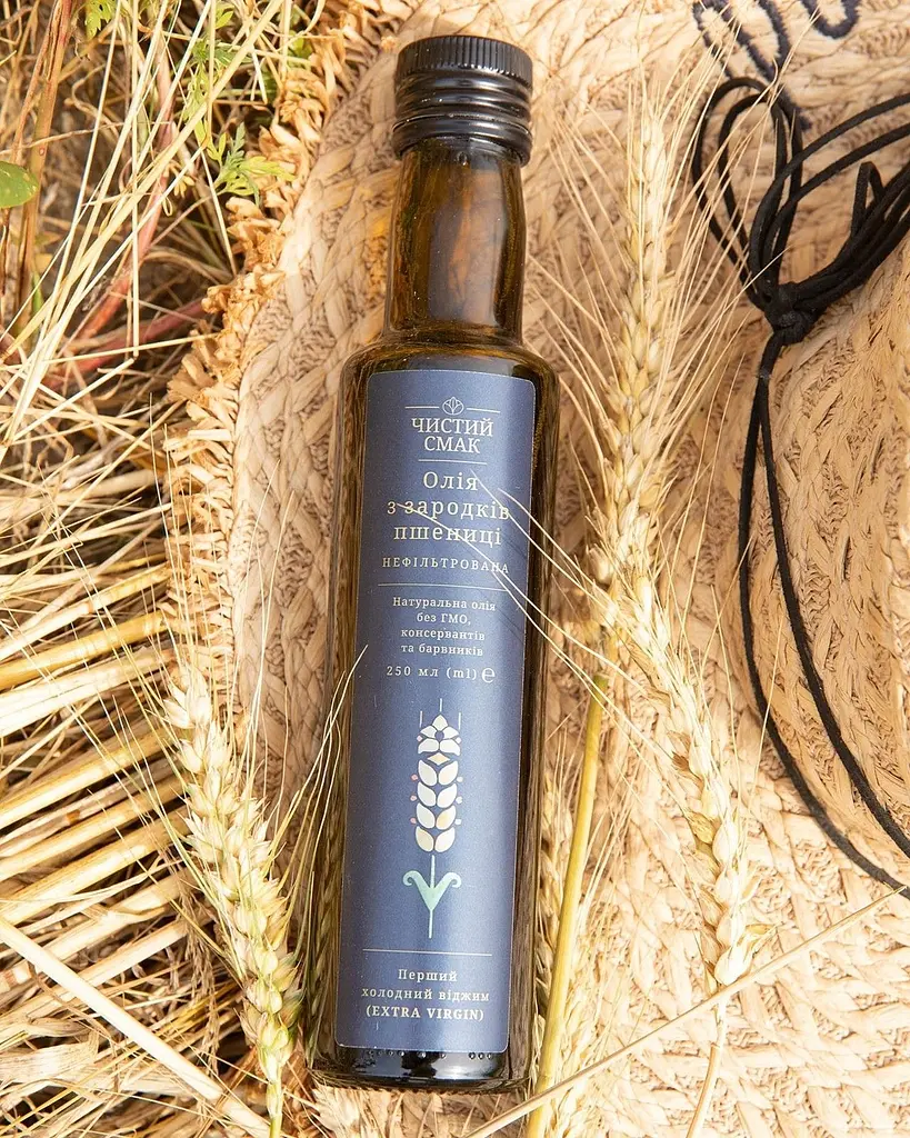 Олія холодного віджиму (Extra Virgin) з зародків пшениці Чистий Смак 250 мл - фото 4