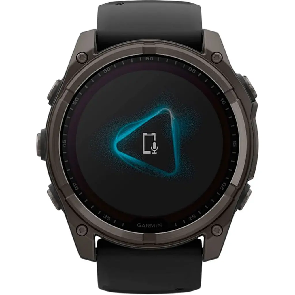 Смарт-годинник Garmin Fenix 8 Solar Sapphire 51mm Carbon Gray DLC Titanium with Black/Pebble Gray Silicone Band (010-02907-10/11/70) [115055] - фото 8