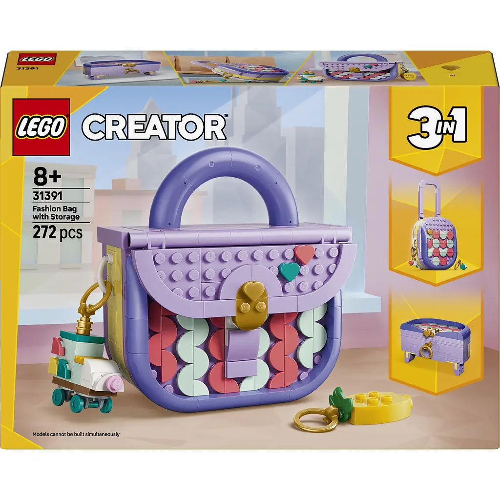 Конструктор LEGO Creator Стильна мистецька сумка з місцем для зберігання (31391) - фото 3