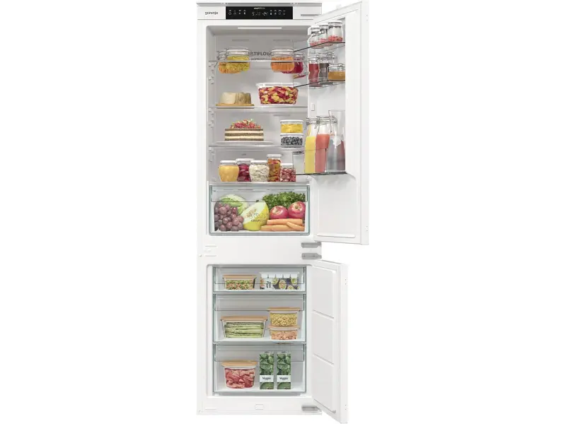 Холодильник з морозильною камерою Gorenje NRKI517E41 - фото 5