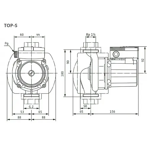 Циркуляційний насос Wilo TOP-S 30/4 DM PN10 (2044012) - фото 2