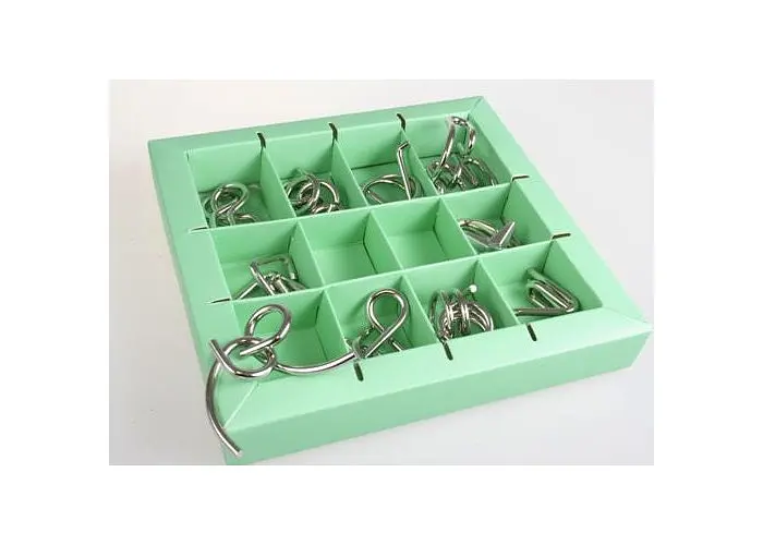 Набір головоломок Eureka Metal Puzzles зелений 10 шт. (473357) - фото 2