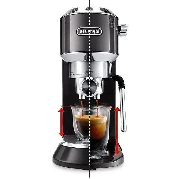 Рожковая кофеварка эспрессо Delonghi Dedica Arte EC 885.GY - фото 3