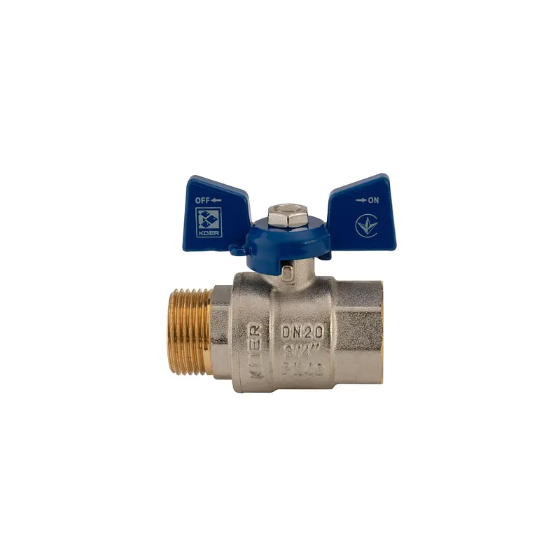 Кран кульовий Koer 3/4" ГШМ (KR.218.B) синій KR2723 - фото 5
