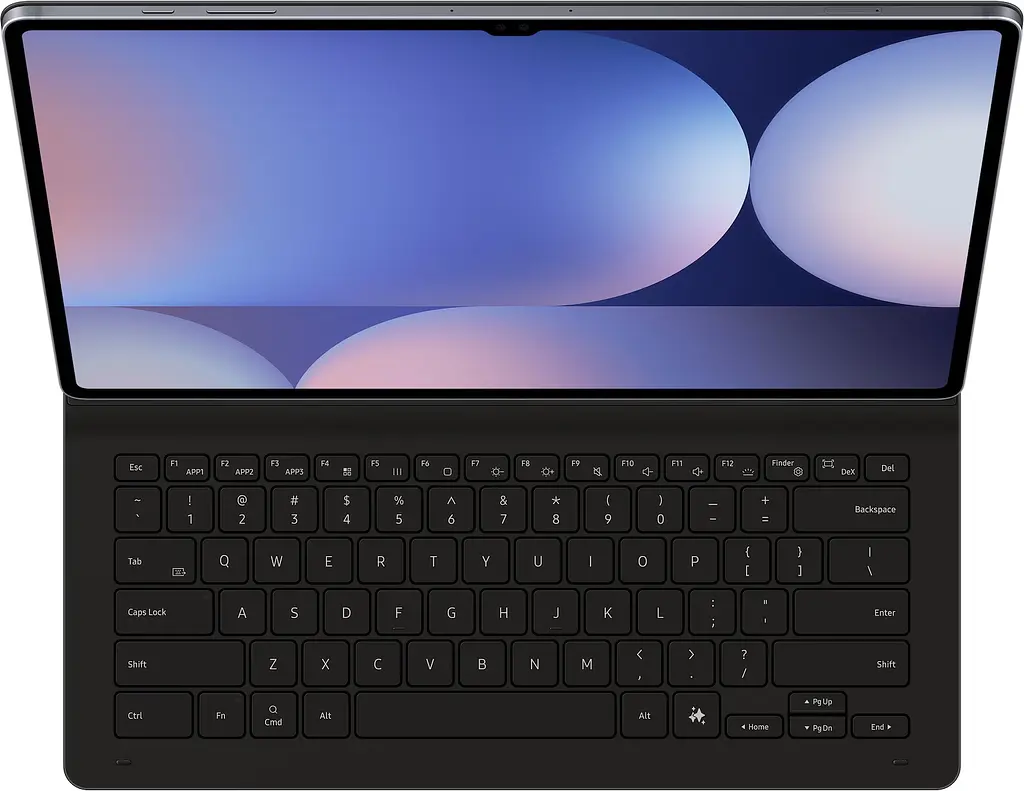 Чохол-клавіатура Samsung Book Cover Keyboard Slim Ai Key для Galaxy Tab S9 Ultra 14.6 (X910/X916) / Tab S10 Ultra 14.6 (X920/X926) Black ENG/UKR (EF-DX920UBEGWW) (У1) - фото 2