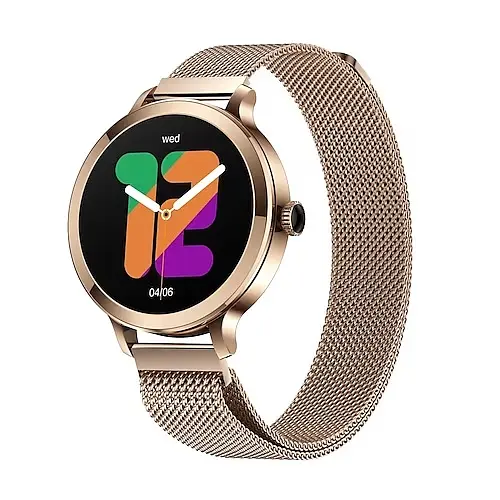 Смарт-годинник жіночий Lemfo NX7 Gold (0a59cdcc)