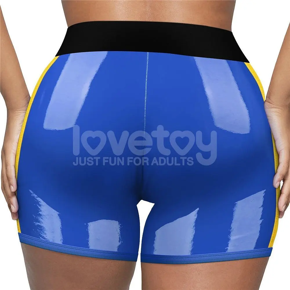 Трусики для страпона LoveToy Chic Strap-On Shorts, 32-35 (синій) - фото 5