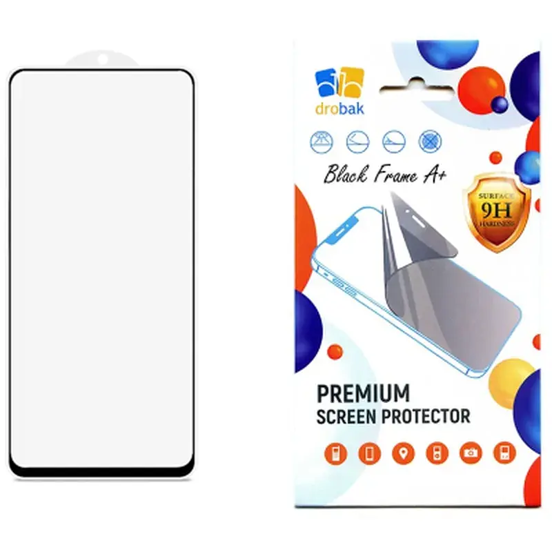 Скло захисне Drobak Motorola G13 Black Frame A+ (717145)