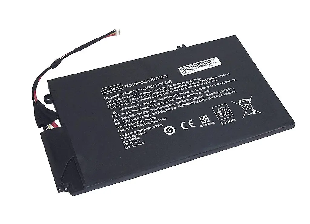Акумулятор для ноутбука HP EL04 14.8V Black 3500 mAh - фото 2