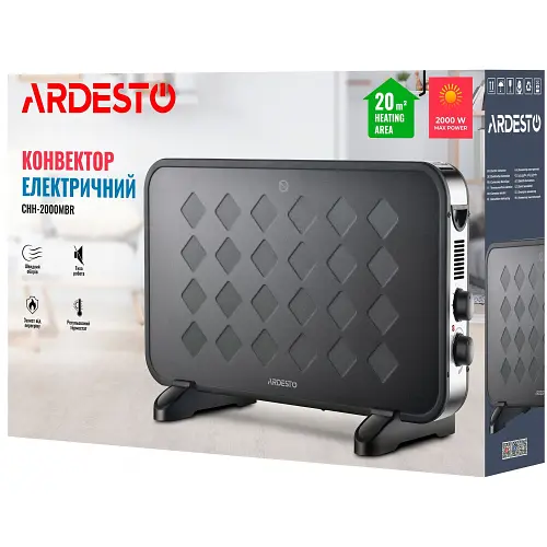 Конвектор Ardesto CHH-2000MBR - фото 7