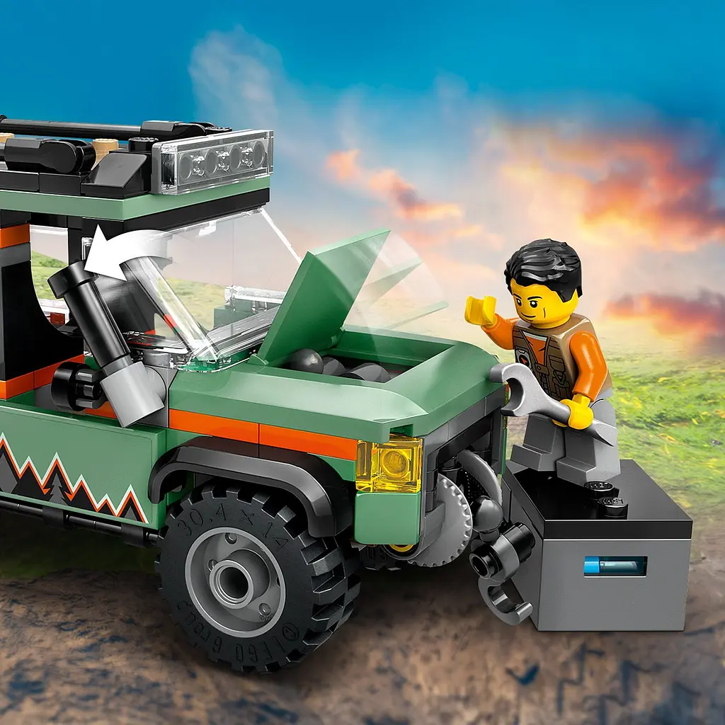 Конструктор LEGO City Позашляхова гірська вантажівка 4x4, 221 деталь (60447) - фото 8