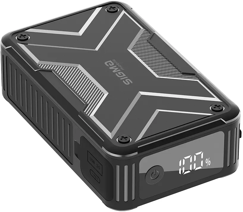 Power Bank Sigma X-power SI20A11QLX-DC 20000mAh 65W DC Output black UA - фото 3