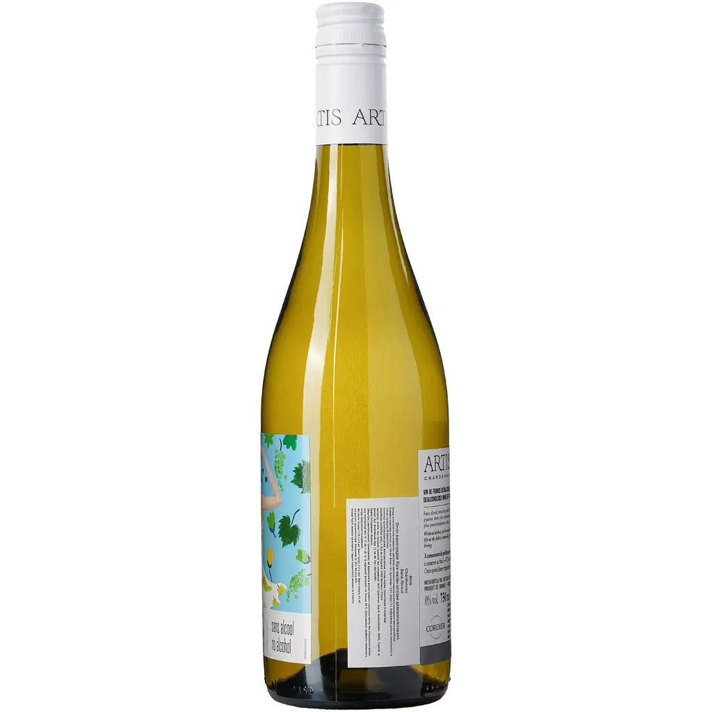 Вино безалкогольне Cordier Artis Chardonnay біле напівсолодке 0.75 л - фото 3