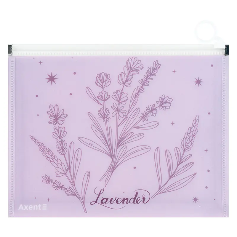 Папка А5+ Axent Lavender-2 на блискавці zip-lock (1498-37-A) - фото 2