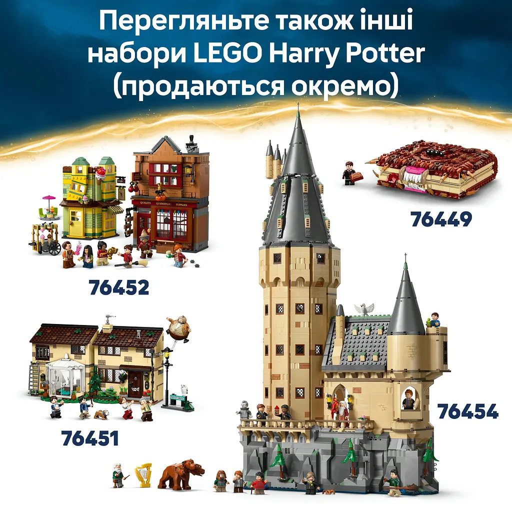 Конструктор LEGO Harry Potter Бук нук: Гоґвортський експрес 832 деталі (76450) - фото 19