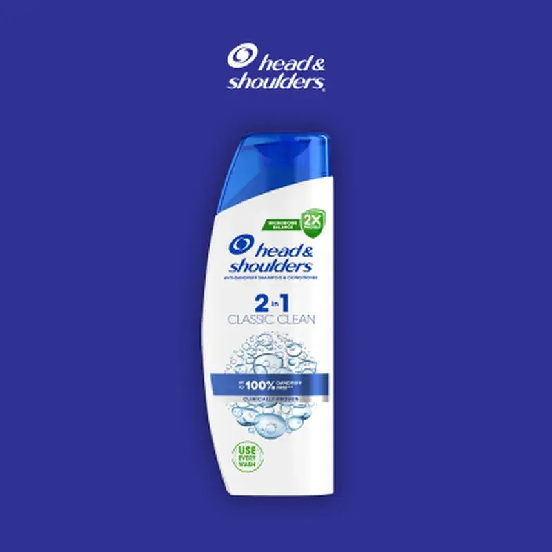 Набір косметики Old Spice Твердий дезодорант Captain 50 мл + Шампунь Head&Shoulders 2-в-1 Основний догляд 330 мл (8700216614740) - фото 3