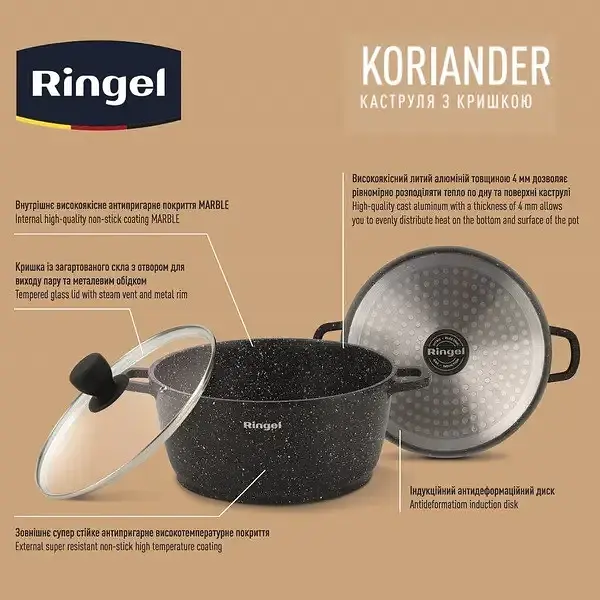 Каструля Ringel Koriander 1.8 л 18 см із кришкою - фото 6