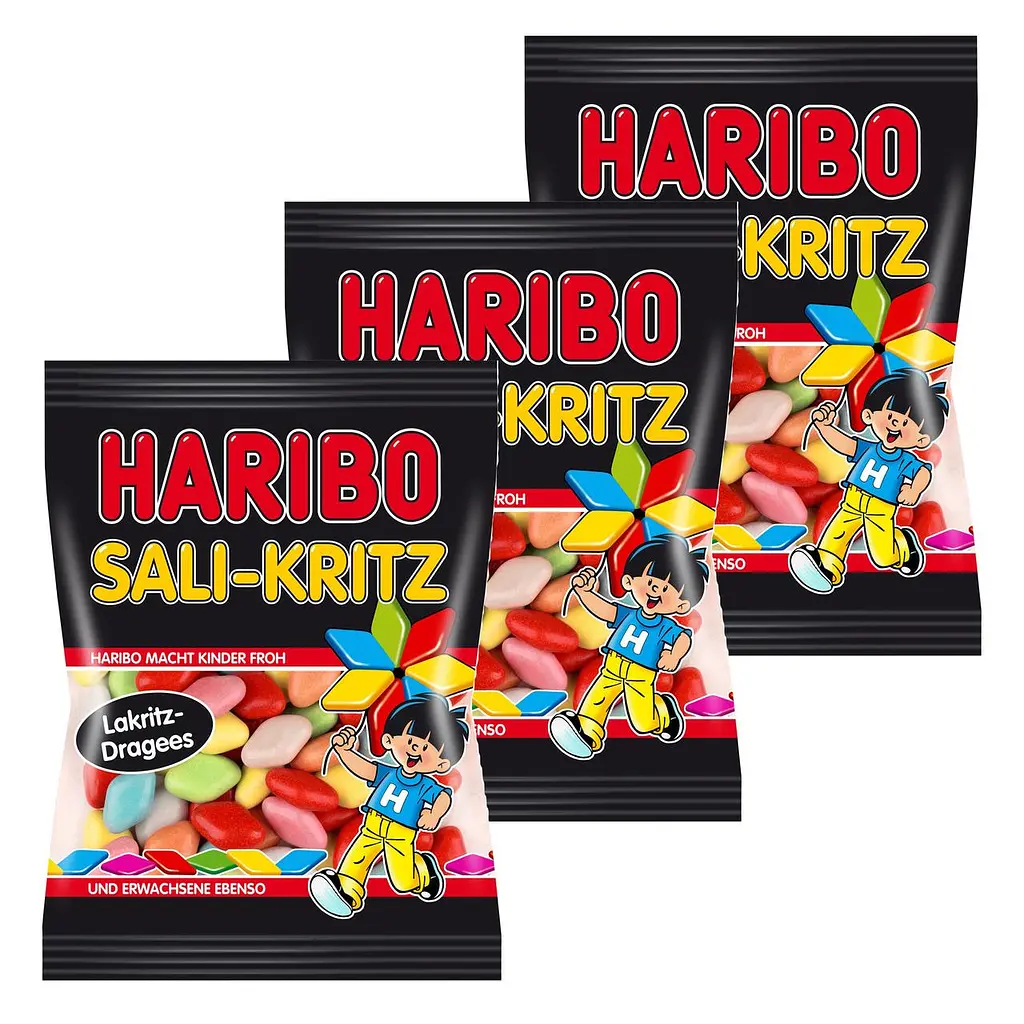 Жувальні цукерки Haribo Sali Kritz 160г - фото 2