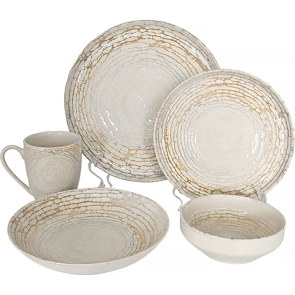 Тарелка обеденная из фарфора Krauff Coral Beige 26.5 см (24-323-001) - фото 2