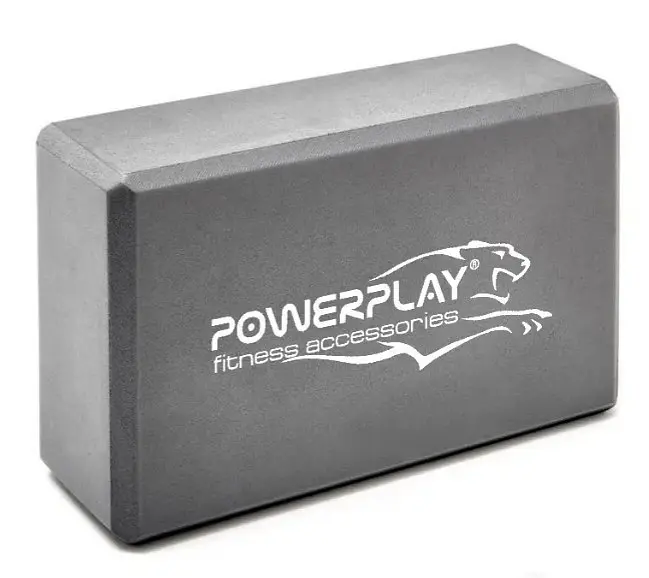 Блок для йоги PowerPlay 4006 Yoga Brick Сірий (PP_4006_Grey_Yoga_Brick) - фото 3