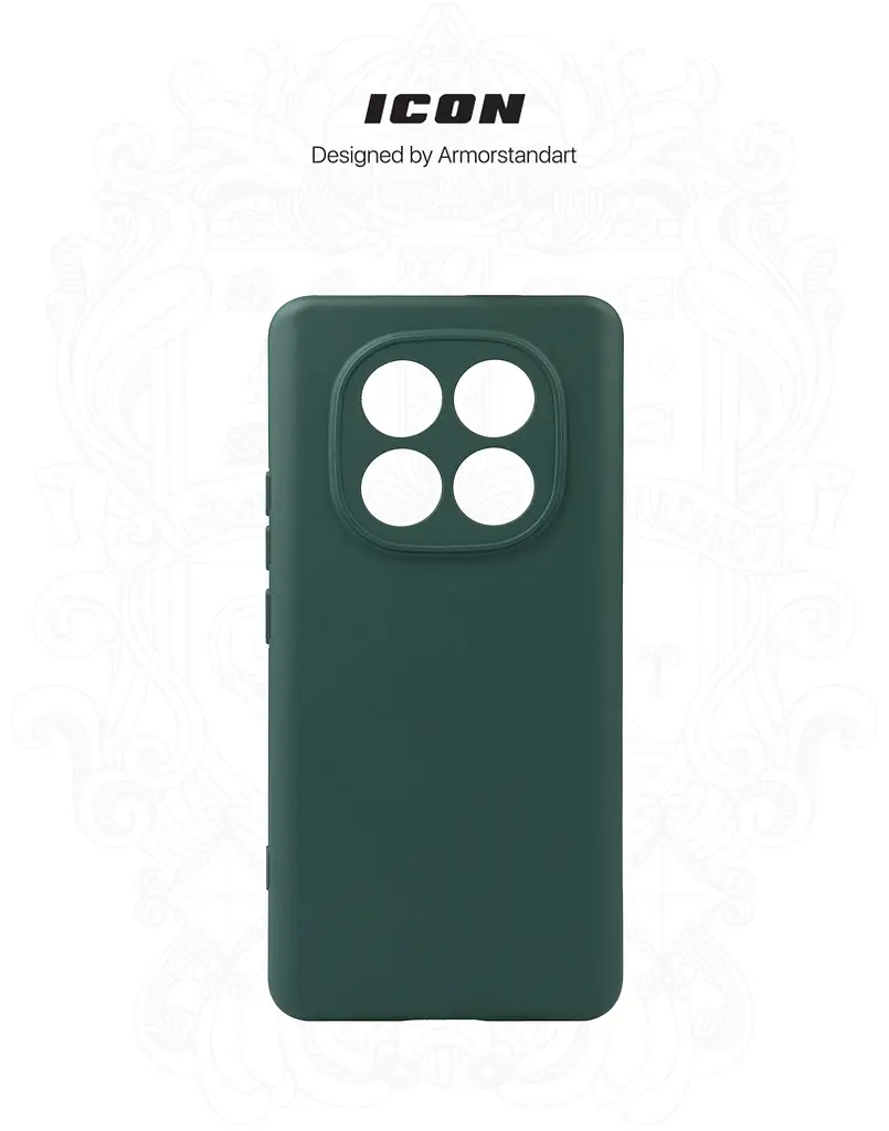 Чехол ArmorStandart ICON для Xiaomi Redmi Note 15 4G / Note 15 5G / Poco M8 5G Camera cover Dark Green (ARM89814) - фото 3