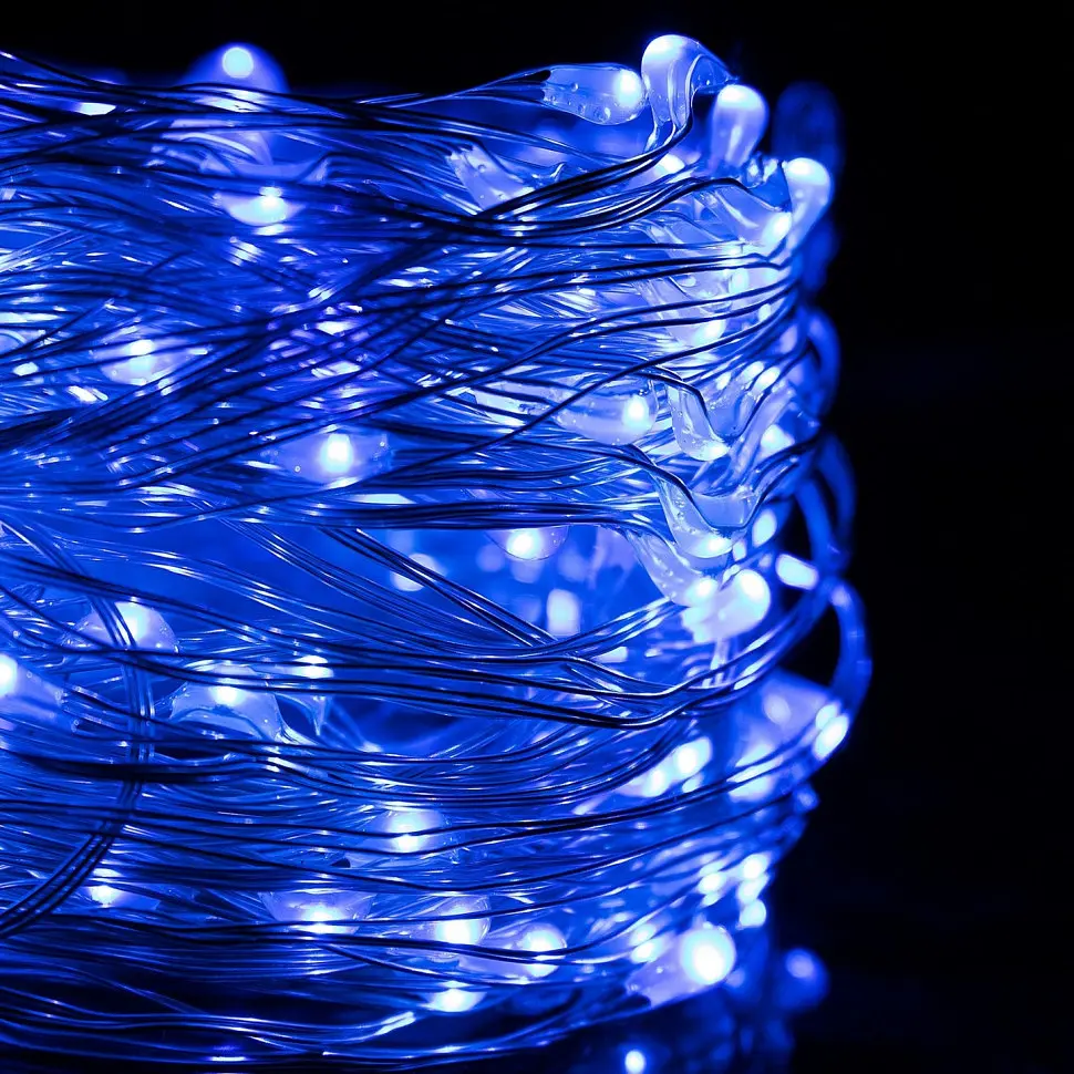 Гирлянда (конский хвост) Springos CL0095, 2 м 300 LED, Blue - фото 5