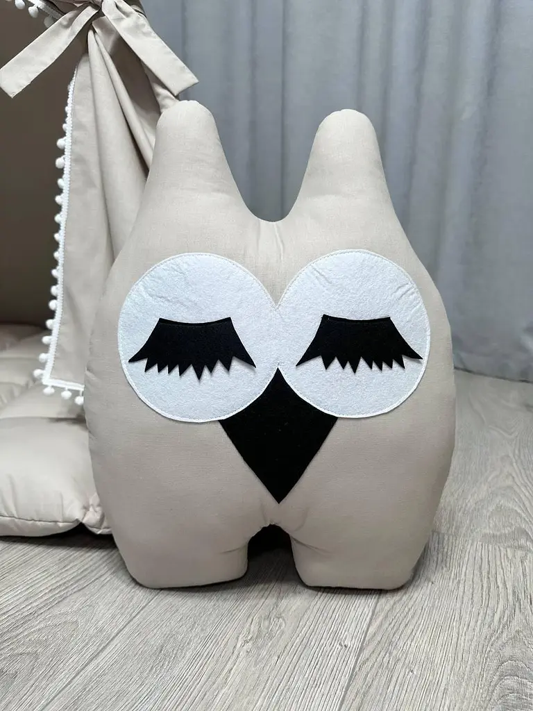 Вигвам для мальчика и девочки Нежный беж 4 с матрасиком БонБон и корзиной для игрушек полный комплект 0093 - фото 10