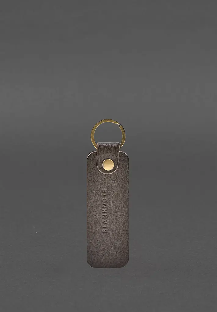 Кожаный брелок для Авто BMW темно-коричневый краст - фото 3