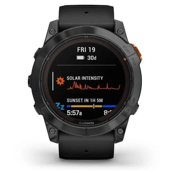 Смарт-часы Garmin Fenix ​​7X Solar Slate Gray w. Black Band (010-02778-00/01) - фото 2