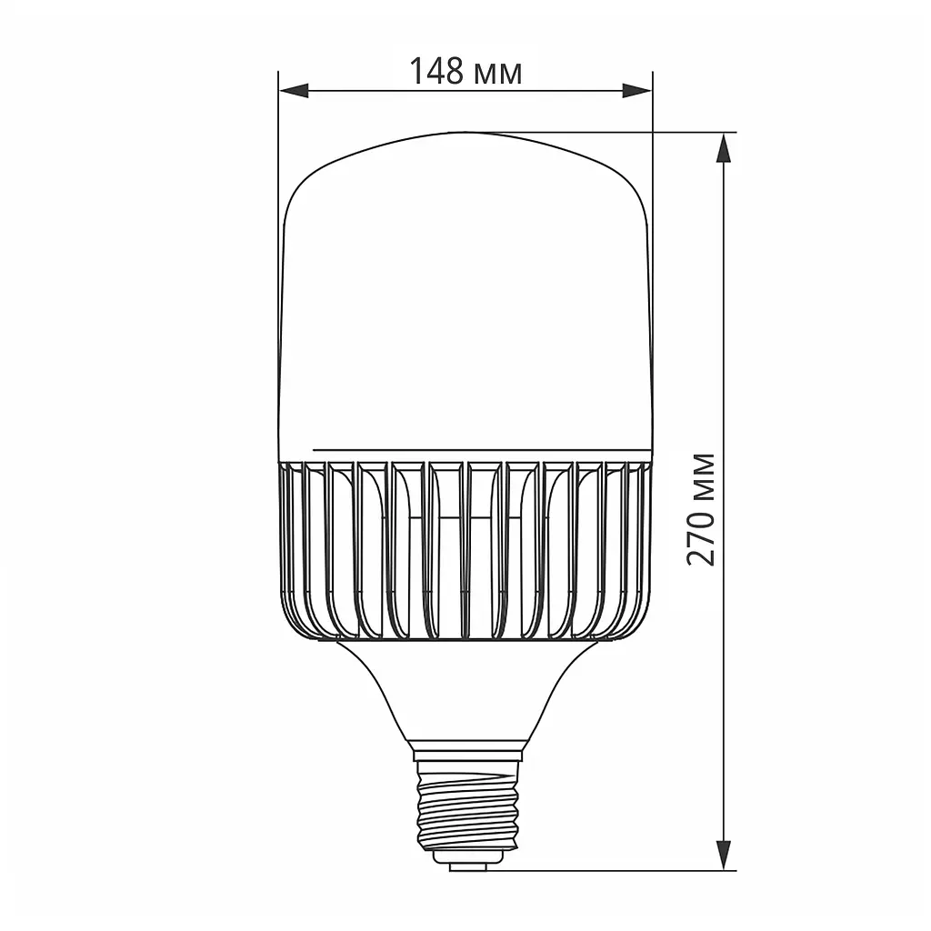 LED-лампа Videx A145 100W E40 5000K (24994-000) - фото 3