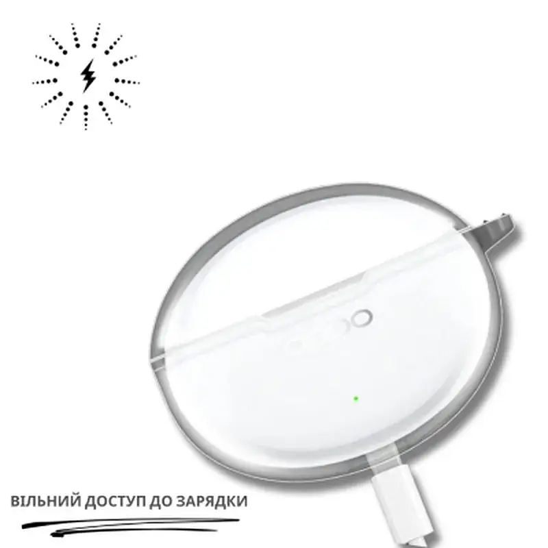 Чохол для навушників BeCover для OPPO Enco Air4 Pro (ETEA1) Transparent (714836) - фото 4