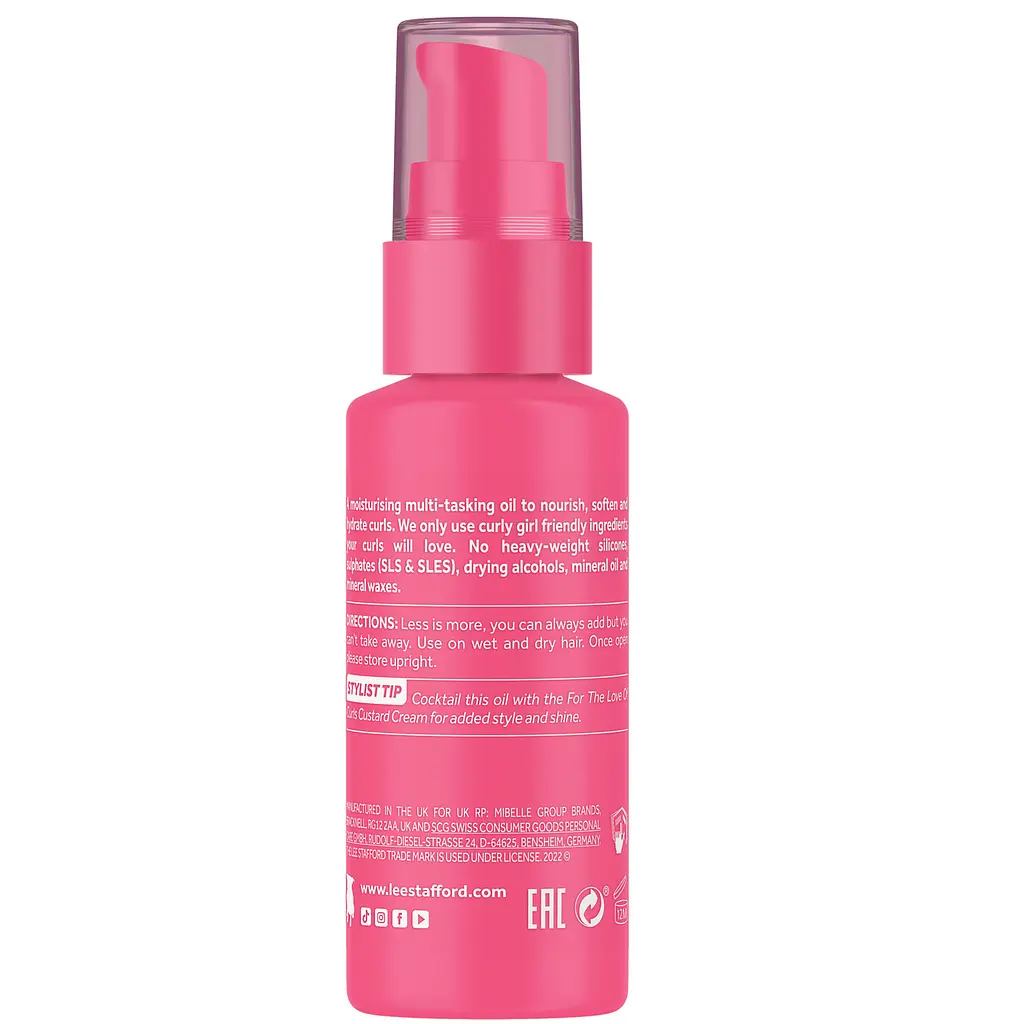 Олія для кучерявого волосся Lee Stafford For The Love Of Curls Frizz Taming Oil 50 мл - фото 2