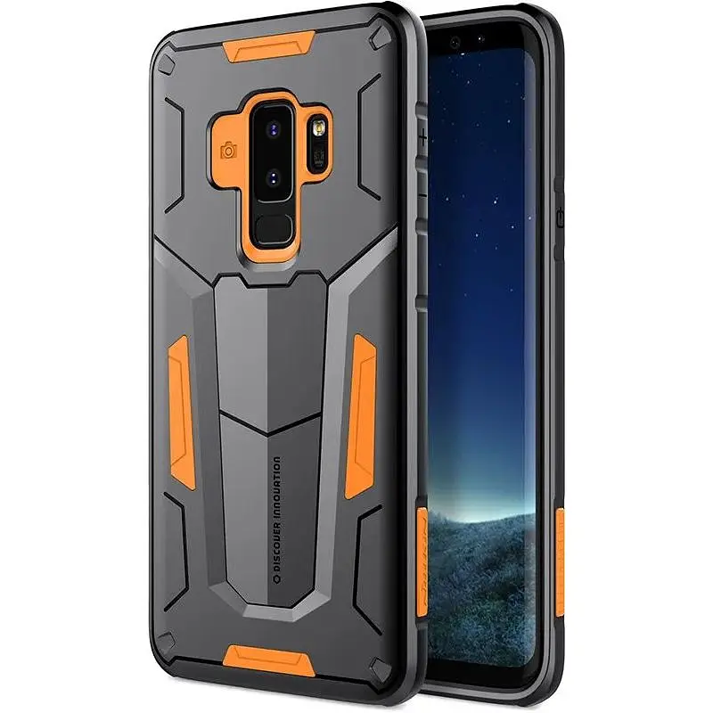 Чехол-накладка Nillkin Defender Case II Samsung Galaxy S9+ Orange - фото 7