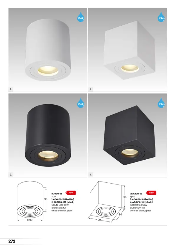 Точковий світильник Zuma Line Rondoo GU10 1x50W IP44 - фото 3