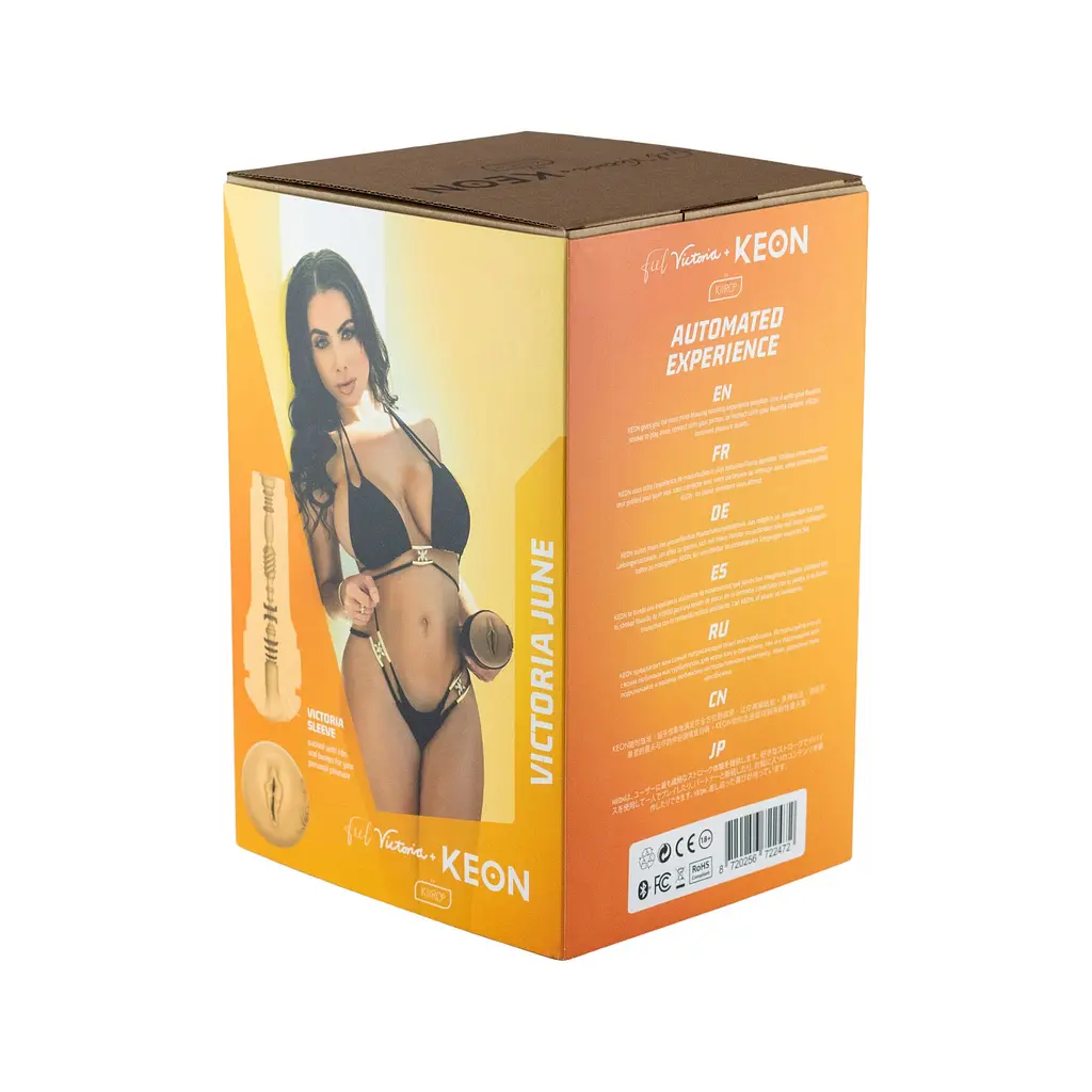 Інтерактивна секс-машина для чоловіків Kiiroo Keon Combo Set з мастурбатором Feel Victoria - фото 7
