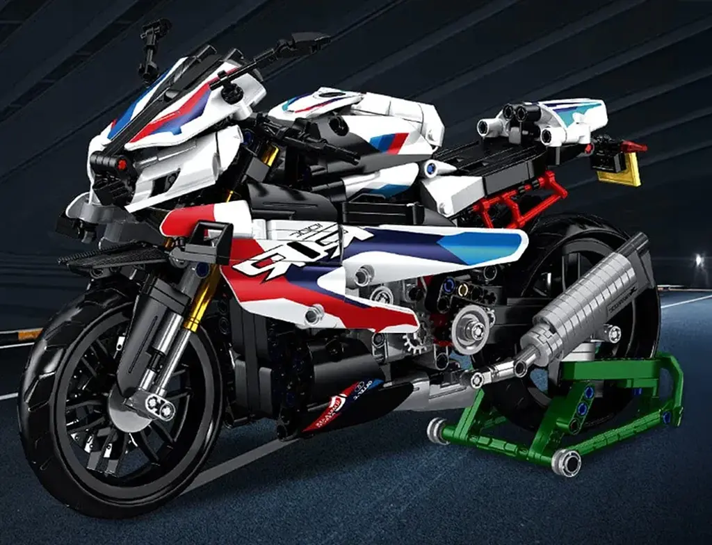 Конструктор Гоночный Мотоцикл 912 элементов Ramiz - фото 3