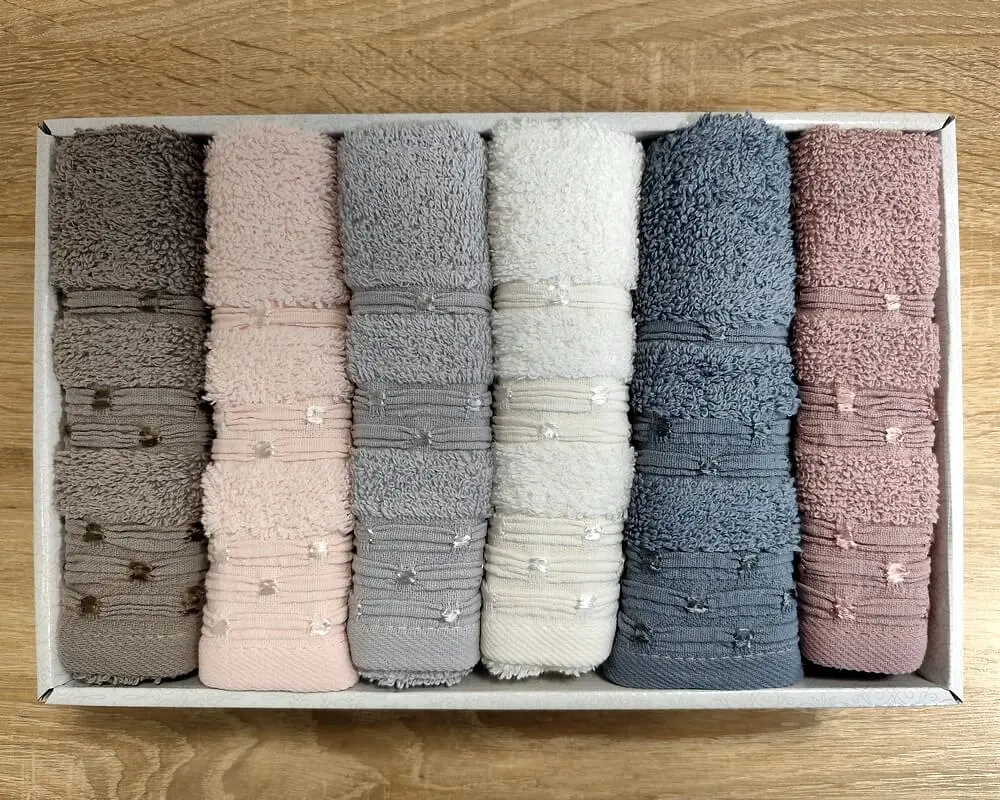 Набір кухонних турецьких рушників із 6 штук Cestepe Vip Cotton Lupen 30х50 - фото 3