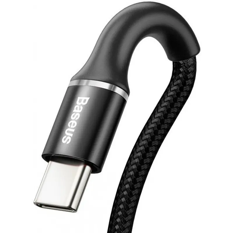 Кабель Baseus Halo Cable USB to Type-C 3A 1m CATGH-B01 Black - фото 4
