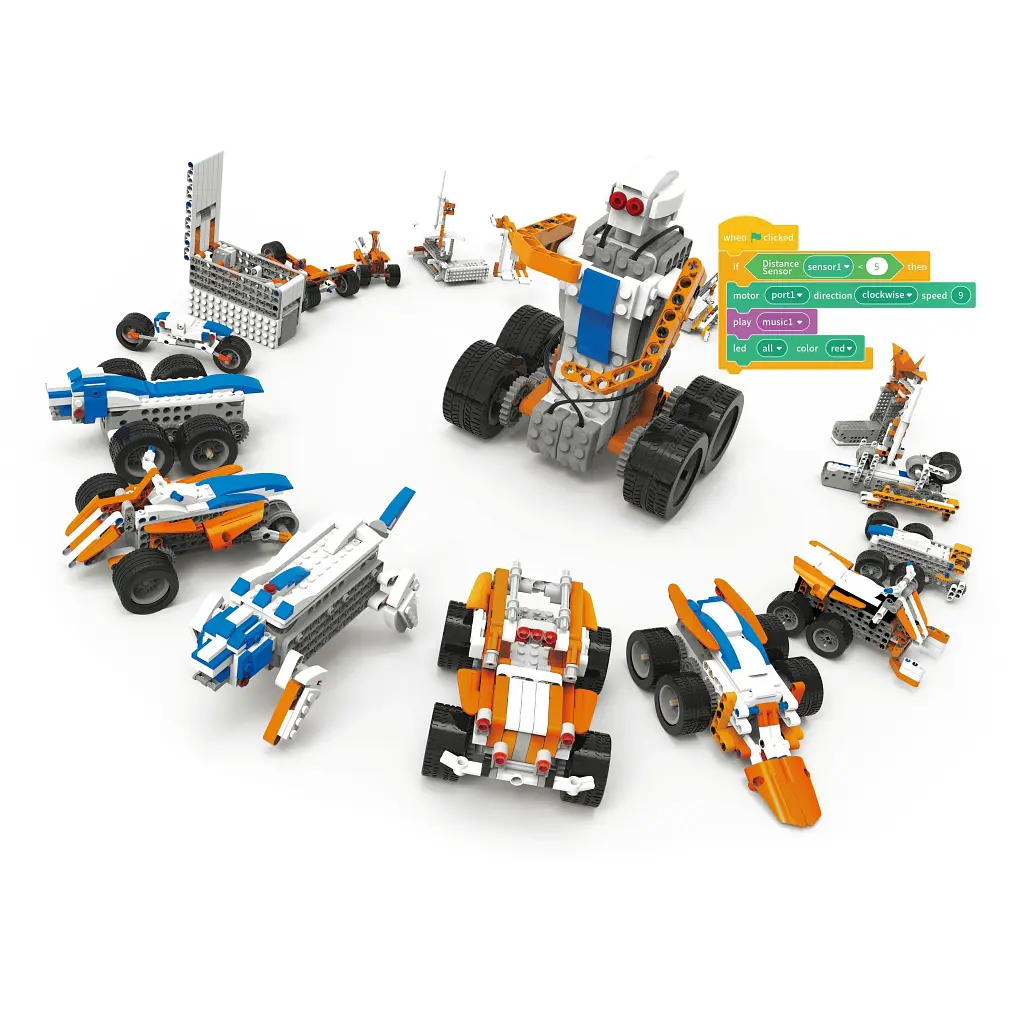 Конструктор Makerzoid Superbot Educational Building Blocks (MKZ-ID-SPB) - фото 3